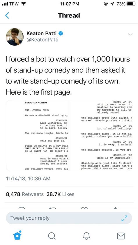 What is up with these ‘I forced a bot to watch 1000 hours of  